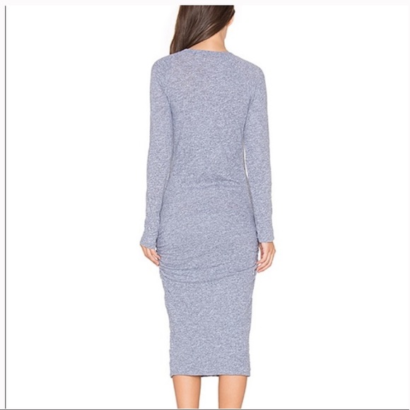 NWOT V-neck shirred dress - Picture 3 of 8